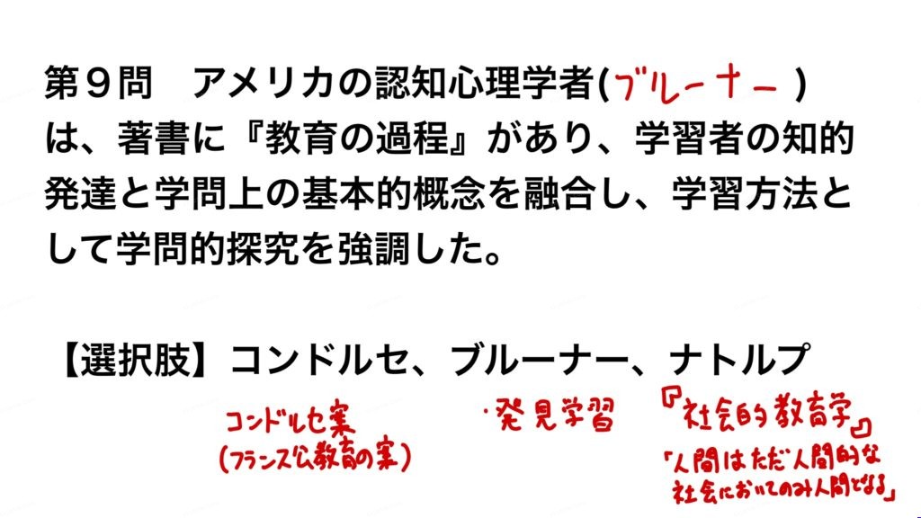 教職教養 ランダム演習27 教員採用試験対策 きょうさい対策ブログ